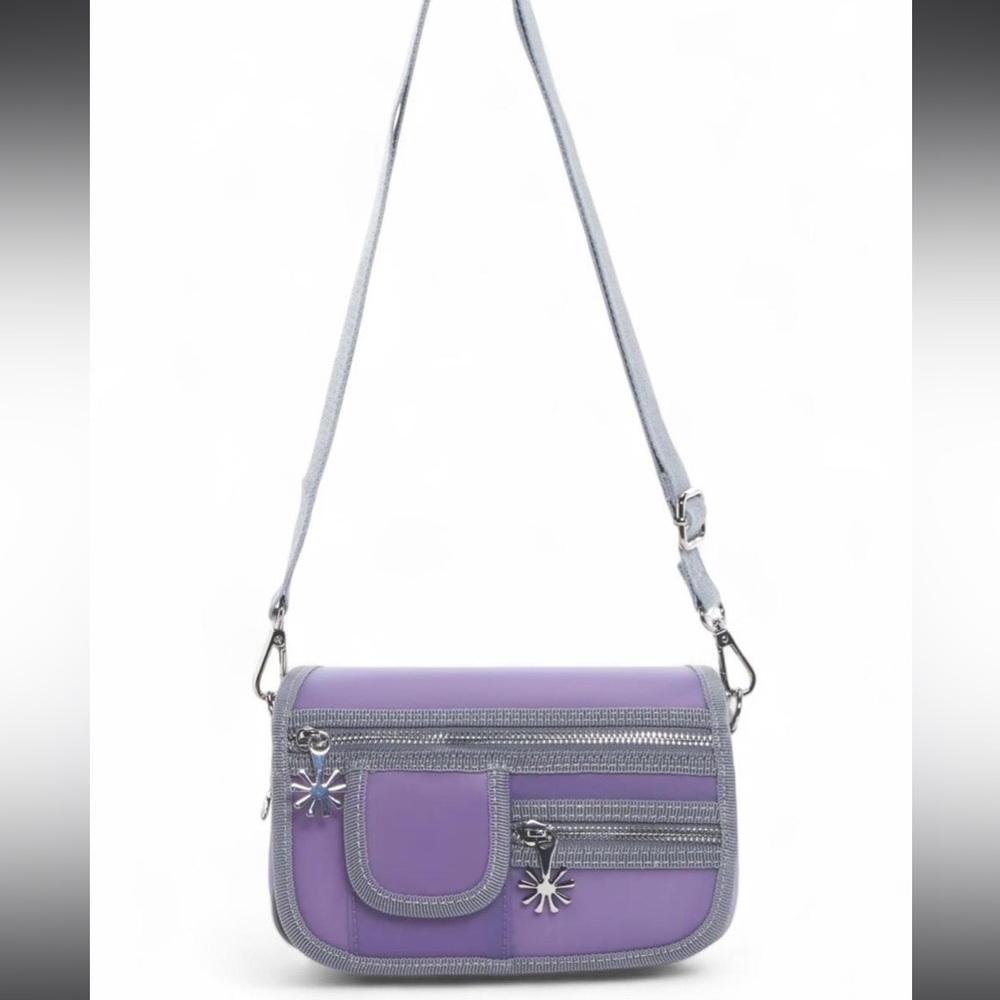 Brand New Delia’s Purple Shoulder Bag with Mirror and Pockets